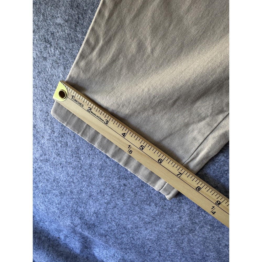 Old Navy Boot-Cut Stretch Khaki Pants 6 Tan Cotton Blend Casual Workwear - Picture 5 of 9
